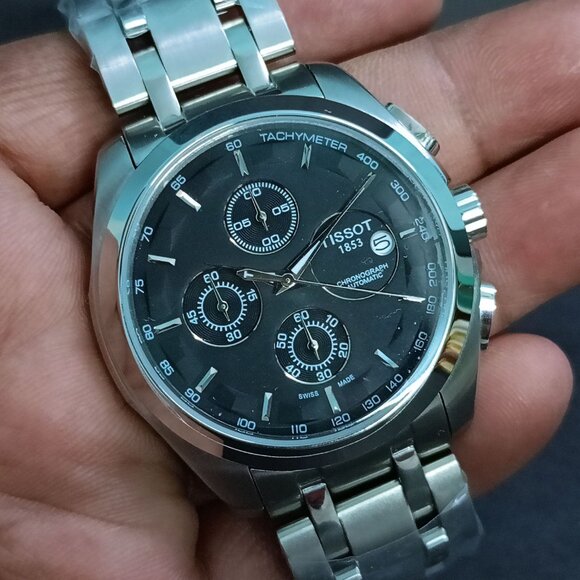 New Stock - Tissot Tachymeter Chronograph Men's Swiss Quartz 44mm Wristwatch - Picture 9 of 9